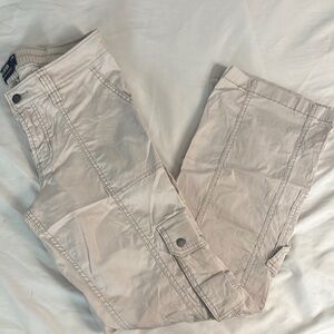 Hollister Beige Mid-Rise Relaxed Pants